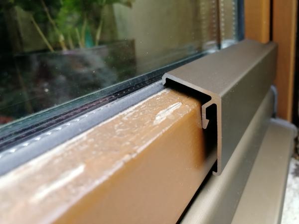 Flügelabdeckprofil SL für Holzfenster